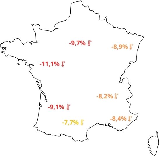 carte des DJU 2023-2024
